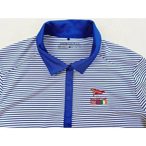 Nike Golf Dri Fit Women's Size XL Los Angeles Country Club Walker Cup Logo Polo - Picture 5 of 12